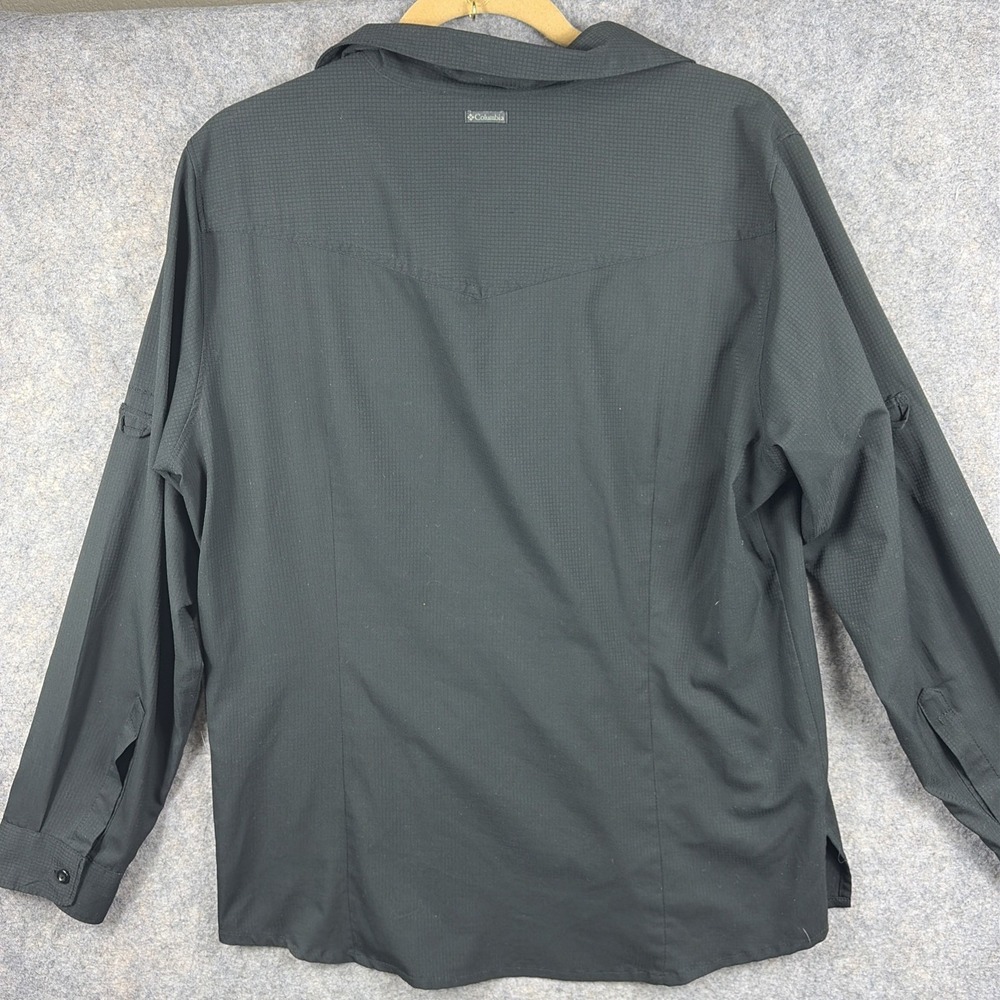 Columbia Women's Silver Ridge Long Sleeve Shirt Sun Protection / Black / Size XL - Picture 6 of 9
